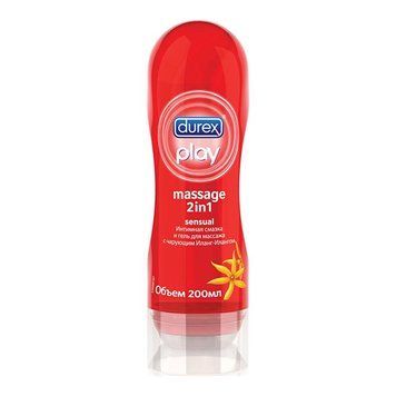 Масажний гель Durex Play Massage Sensual, 2 в 1, 200 мл durexpms001 фото